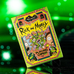 theory11 Rick & Morty Premium Τράπουλα Κίτρινη