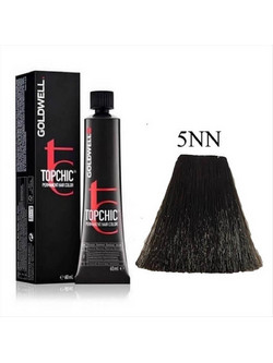 Goldwell TopChic 5NN Καστανό Ανοιχτό Φυσικό Καλυπτικό Μόνιμη Βαφή Μαλλιών 60ml