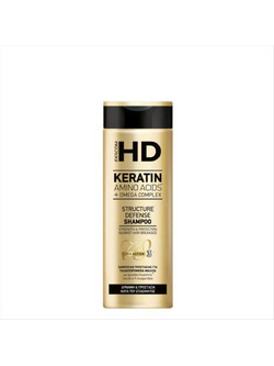 Farcom Hd Keratin Structure Defense Σαμπουάν Κερατίνης για Ταλαιπωρημένα Μαλλιά 400ml