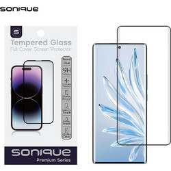 Sonique Premium Series HD Curvy Tempered Glass Μαύρο (Honor 70 5G)