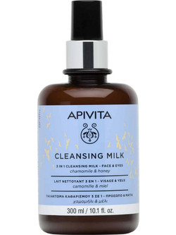 Apivita 3in1 Chamomile & Honey Emulsion Γαλάκτωμα Ντεμακιγιάζ 300ml