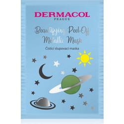 Dermacol Beautifying Metallic Cleansing Peel-Off Μάσκα Προσώπου για Καθαρισμό 15ml
