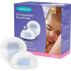Lansinoh Επιθέματα Στήθους Dispposable Pads 24τμχ