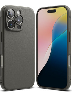Θήκη Σιλικόνης Ringke Onyx Durable TPU Case Cover for iPhone 16 Pro Max Gray (N909E64)