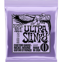 Ernie Ball 2227 Σετ 6 Χορδές Ηλεκτρικής Κιθάρας Nickel Plated Steel 10-48"