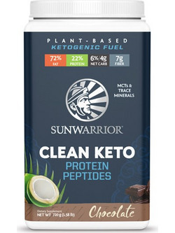 Sunwarrior Clean Keto Protein Peptides Chocolate 720gr