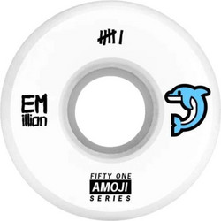 EMillion Amoji Dolphin Wheels White 51mm
