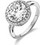 Vogue Solitaire 2151111 Γυναικείο Δαχτυλίδι Ασήμι