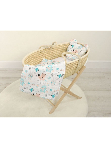 Duvet with pillow Teddy - 2pcs set - blue teddy bears