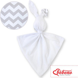 Cuddly rabbit double-sided- Chevron grey