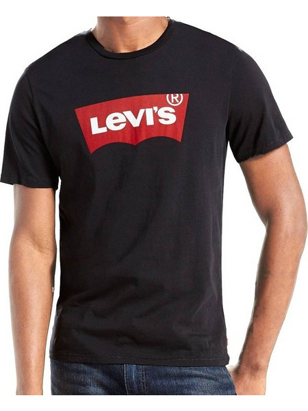 LEVI S(R)(BIG + TALL) GRAPHIC SET-IN NECK-GRAPHIC H215-HM BLACK