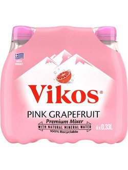 Βίκος Pink Grapefruit 330ml (6x330ml)