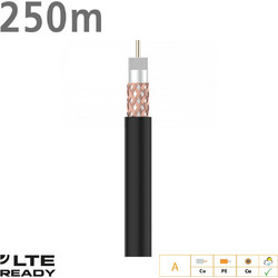 214901 ΚΑΛΩΔΙΟ Coaxial RG11 TR-165 Cu/Cu Fca PE Black