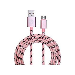 Data cable Garbot GARC-05-10196 Braided Micro USB to USB 2.0 1m Pink