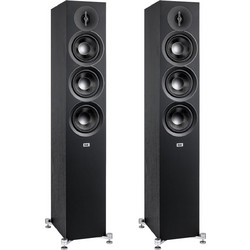 Elac Debut F5.2 Ζεύγος Ηχείων Hi-Fi Δαπέδου 140W 3 Δρόμων Black
