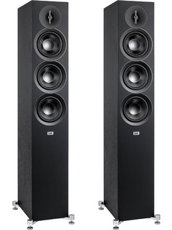 Elac Debut F5.2 Ζεύγος Ηχείων Hi-Fi Δαπέδου 140W 3 Δρόμων Black