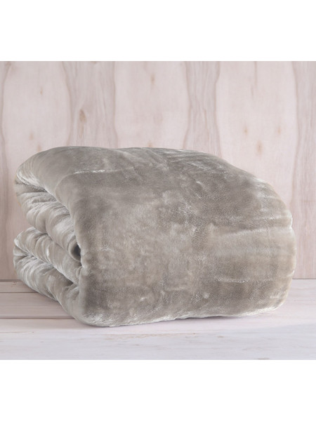 Κουβέρτα 160x220 Μονή 620gsm Velour Palatex Madonna- Beige