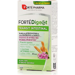 Forte Pharma Forte Digest Transit Intestinal Φυτικές Ίνες 30 Κάψουλες