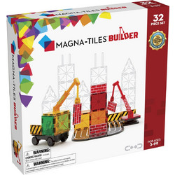 Magna-Tiles Μαγνητικά Πλακίδια Clear Colors Builder Σετ 32τμχ 21632