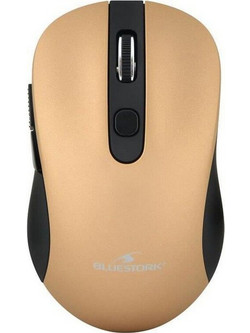 Bluestork M-WL-OFF60 Ασύρματο Bluetooth Mini Ποντίκι Golden