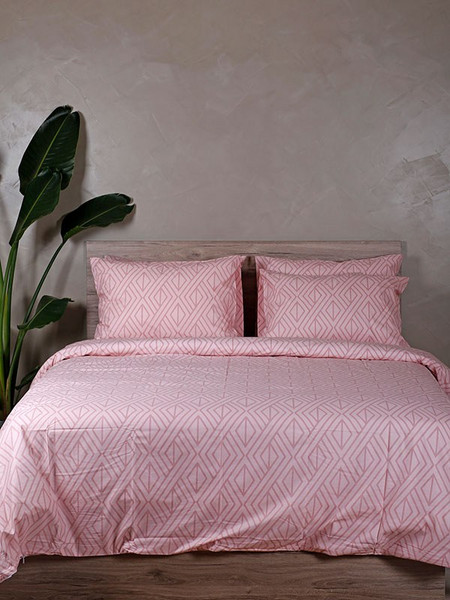 SUNSHINE HOME ΠΑΠΛΩΜΑΤΟΘΗΚΗ COTTON FEELINGS 2042 PINK ΜΟΝΗ 170X250 CM - SUNSHINE HOME 012-9-59