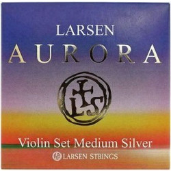 Larsen Strings Aurora Σετ 4 Χορδές Βιολιού Silver Plated Copper Medium Tension