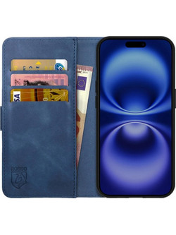 Θήκη Apple iPhone 16 - Rosso Element PU Πορτοφόλι - Blue (8719246453823)