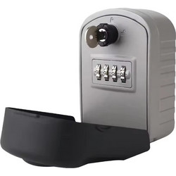 Κλειδοθήκη/Key Box τοίχου μεταλλική με εφεδρικό κλειδί (Μεγάλη) Μ9xΠ5,5xΥ13cm με προστατευτικό κάλυμμα