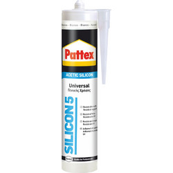 PATTEX SILICON5 ΣΙΛΙΚΟΝΗ ΓΕΝΙΚΗΣ ΧΡΗΣΗΣ - ΛΕΥΚΟ