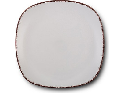 Nava Πιάτο Φρούτου Κεραμικό Τετράγωνο White Sugar 19x19cm 10-099-232