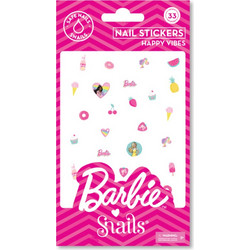 SNAILS Barbie Nail Stickers, Μαγικά Αυτοκόλλητα Νυχιών, Happy Vibes - 33τεμ