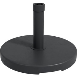 Outsunny Βάση για Ομπρέλα 15kg Στρογγυλή για Κοντάρια O24-38mm, Πλαστικό και Τσιμέντο, O46.5 cm, Μαύρο 84D-286V00BK