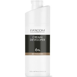 Farcom Cream Developer Οξυζενέ Μαλλιών 6% 20Vol 1lt