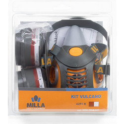 Milla Ημιμάσκα Υψηλής Προστασίας - KIT VULCANO 2000-2594 - BROWN