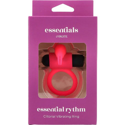 Virgite E9 Silicone Vibrating Cock Ring Ελαστικό Δαχτυλίδι Πέους Σιλικόνης με Δόνηση Ροζ