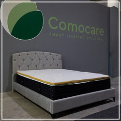 Ανώστρωμα Διπλό με Αποσπώμενο Κάλυμμα Memory Foam ComoCare Chamomile 150x200+4