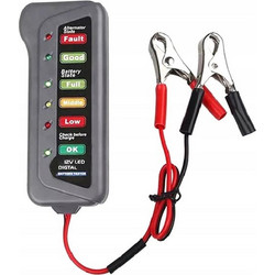 Ελεγκτής Μπαταρίας Αυτοκινήτου 12V με LED Ένδειξη Φόρτισης και Ρεύμα λειτουργίας 15mA - Aria Trade