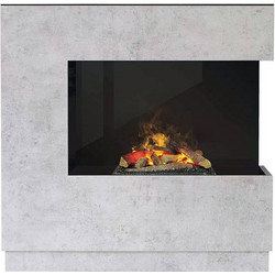 Dimplex Zen Concrete Επιδαπέδιο Ηλεκτρικό Τζάκι 125W Μ90xΥ88xΒ32cm