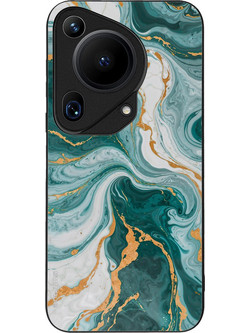 Sonique Marble Series Back Cover Green 01 (Huawei Pura 70 Ultra)