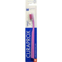 Curaprox CS Smart Ultra Soft Οδοντόβουρτσα Φούξια Κίτρινη