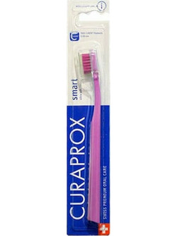 Curaprox CS Smart Ultra Soft Οδοντόβουρτσα Φούξια Κίτρινη
