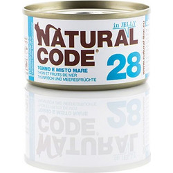 Natural Code 28 Adult with Tuna & Seafood in Jelly 85gr