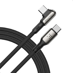 Voltme Powerlink Stark Series CTC 5A/100W 2,0m Black USB-C to USB-C Cable