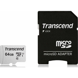 Transcend 300S microSDXC 64GB Class 10 U3 V30 UHS-I A1