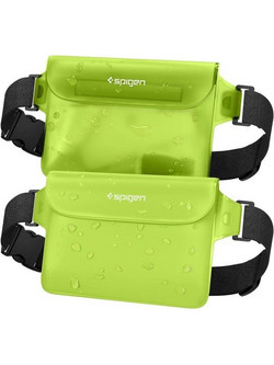 Spigen Aqua Shield Universal WaterProof Waist Bag A620 2 Pack, cactus gren