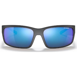 Arnette Fastball ΑΝ4242 2511/25 Ανδρικά Γυαλιά Ηλίου Ορθογώνια Κοκάλινα Μαύρα με Μαύρο Καθρέπτη Φακό