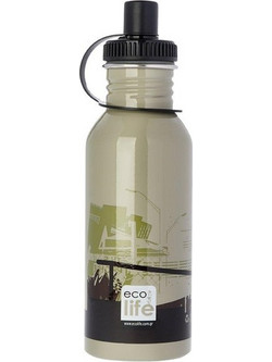 Ανοξείδωτο μεταλλικό μπουκάλι SKATE Ecolife 600ml
