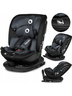 Lionelo Bastian RWF Κάθισμα Αυτοκινήτου i-Size 0-36kg ISOfix Black Grey