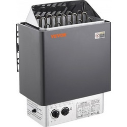 VEVOR Ηλεκτρική Σόμπα Σάουνας 8KW με Ενσωματωμένο Έλεγχο για 8-12 m Οικιακό Σπα