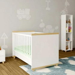 Asterias Bebe Δανάη Πολυμορφική Κούνια για Στρώμα 70x140cm Λευκή